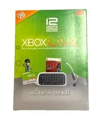 Carátula de Xbox 360 Live Messenger Gold Pack Chatpad Headset