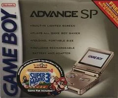 Carátula de Gold GameBoy Advance SP [Super Mario Advance 4 Bundle]