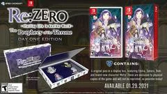 Carátula de Re:ZERO: The Prophecy of the Throne [Day One Edition]
