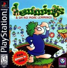 Carátula de Lemmings and Oh No More Lemmings