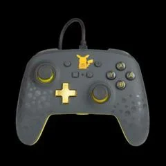 Carátula de Pikachu Grey Wired Controller