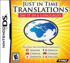 Carátula de Just In Time Translations