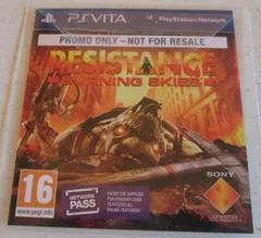 Carátula de Resistance: Burning Skies [Not For Resale]