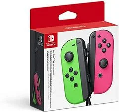 Carátula de Joy-Con Neon Green & Neon Pink