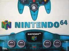 Carátula de Nintendo 64 Ice Blue Console