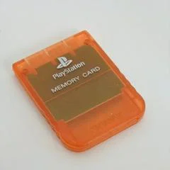 Carátula de PS1 Memory Card [Candy Orange]