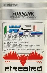 Carátula de Subsunk