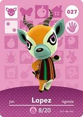 Carátula de Lopez #027 [Animal Crossing Series 1]