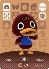 Carátula de Bill #033 [Animal Crossing Series 1]