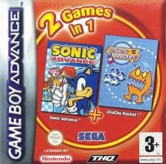 Carátula de 2 Games in 1: Sonic Advance & ChuChu Rocket