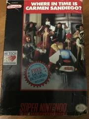 Carátula de Where in Time is Carmen Sandiego [Big Box]