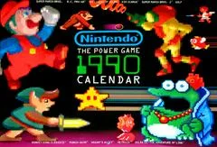 Carátula de Nintendo The Power Game 1990 Calendar