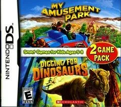 Carátula de My Amusement Park & Digging for Dinosaurs