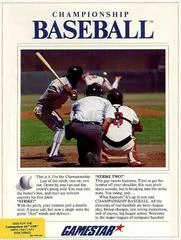 Carátula de Championship Baseball