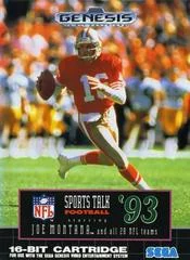 Carátula de Sports Talk Football '93 Starring Joe Montana