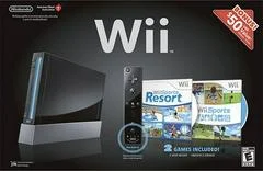 Carátula de Nintendo Wii Sport Resort Pack Console Black