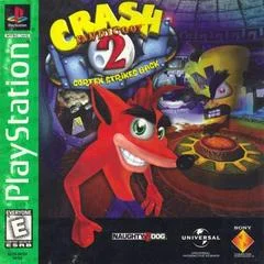 Carátula de Crash Bandicoot 2 Cortex Strikes Back [Greatest Hits]