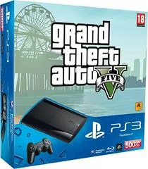 Carátula de Playstation 3 500GB Super Slim Grand Theft Auto V Bundle