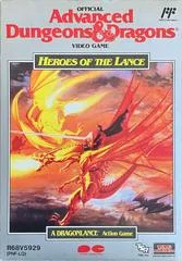 Carátula de Advanced Dungeons & Dragons Heroes of the Lance