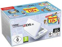 Carátula de New Nintendo 2DS XL White + Lavender [Tomodachi Life Pre-installed]