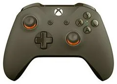Carátula de Xbox One Green & Orange Wireless Controller