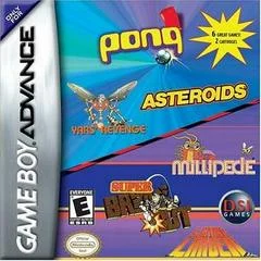 Carátula de Pong / Asteroids / Yar's Revenge / Millipede / Super Breakout / Lunar Lander