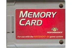 Carátula de Performance Memory Card
