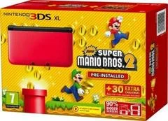 Carátula de Nintendo 3DS XL Red + Black [Super Mario Bros. 2 Pre-installed]