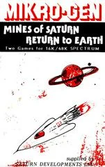 Carátula de Mines of Saturn & Return to Earth [Mikro-Gen]