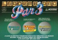 Carátula de Leader Board Par 3
