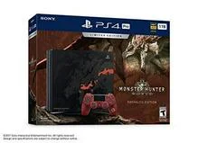 Carátula de Playstation 4 Pro 1TB Monster Hunter World Console