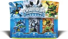 Carátula de Skylanders: Spyro's Adventure Triple Pack [Zap, Hex, Dino-Rang]