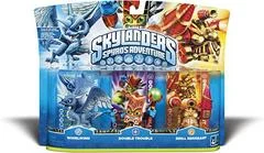 Carátula de Skylanders: Spyro's Adventure Triple Pack [Whirlwind, Double Trouble, Drill Sergeant]