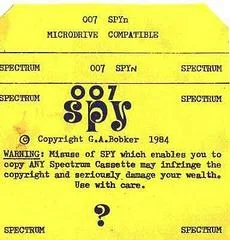 Carátula de 007 Spy [Spyn]