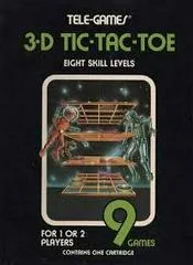 Carátula de 3D Tic-Tac-Toe [Tele Games]