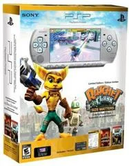 Carátula de Sony PSP 2000 Slim & Lite Piano Black Ratchet & Clank:Size Matters Edition