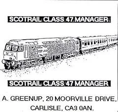 Carátula de Scotrail Class 47 Manager