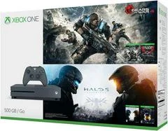 Carátula de Xbox One S 500GB Gears of War Halo 5 Bundle