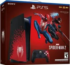 Carátula de Playstation 5 [Marvel Spiderman 2 Limited Edition Console]