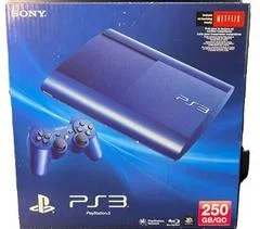 Carátula de Playstation 3 Super Slim 250 GB Console Azurite Blue