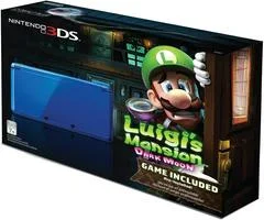 Carátula de Nintendo 3DS Cobalt Blue [Luigi's Mansion Dark Moon Pre-installed]