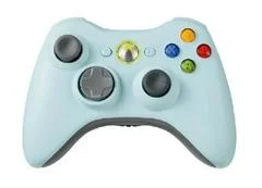 Carátula de Light Blue Xbox 360 Wireless Controller