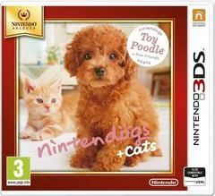 Carátula de Nintendogs + Cats: Toy Poodle & New Friends [Nintendo Selects]