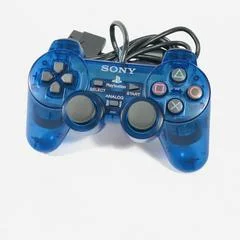 Carátula de Playstation 2 Dual Shock Controller Ocean Blue