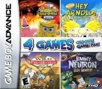 Carátula de Nickelodeon 4 Games on One Game Pack [Movies]