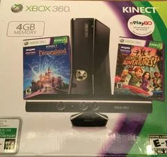 Carátula de Xbox 360 Slim 4GB Console Kinect Disneyland Adventures Bundle