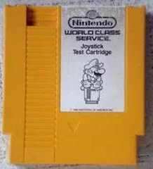 Carátula de Joystick Test Cartridge