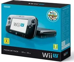 Carátula de Wii U Console Premium Black 32GB