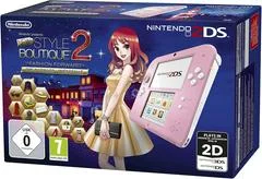 Carátula de Nintendo 2DS Pink + White [New Style Boutique 2 Pre-installed]