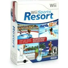 Carátula de Wii Sports Resort 1 Wii MotionPlus Bundle [Refurbished]